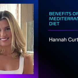 outdoor photo of Hannah Curty wearing a white top